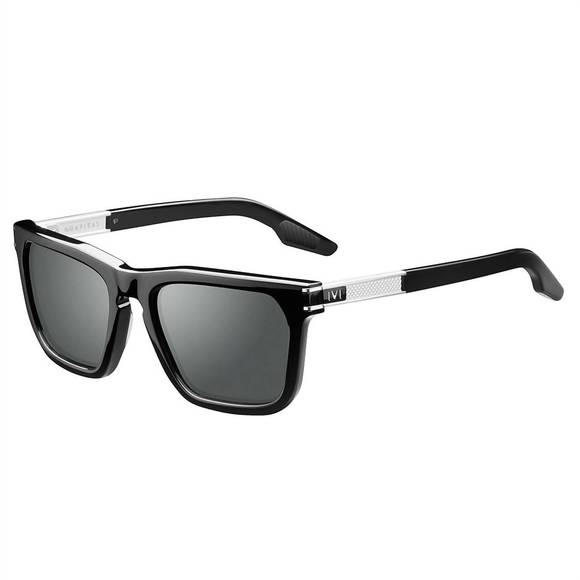 NEW IVI VISION gravitas - grey ar polarized lens in polished black - brushed alu - Picture 2 of 4